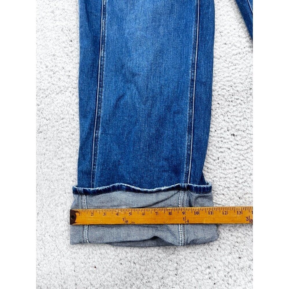 Women's Flying Monkey High Rise Cuffed Baggy Wide Leg Denim Jeans Size 31 - Picture 4 of 13